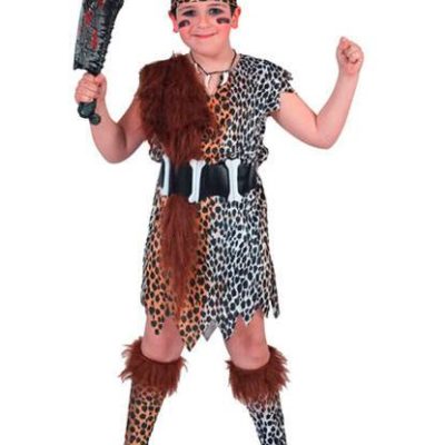 Disfressa de Cavernícola Lleopard Nen per a Carnestoltes | Disfresses.cat