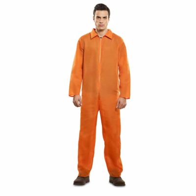 Costume da Carcerato Arancione Adulto