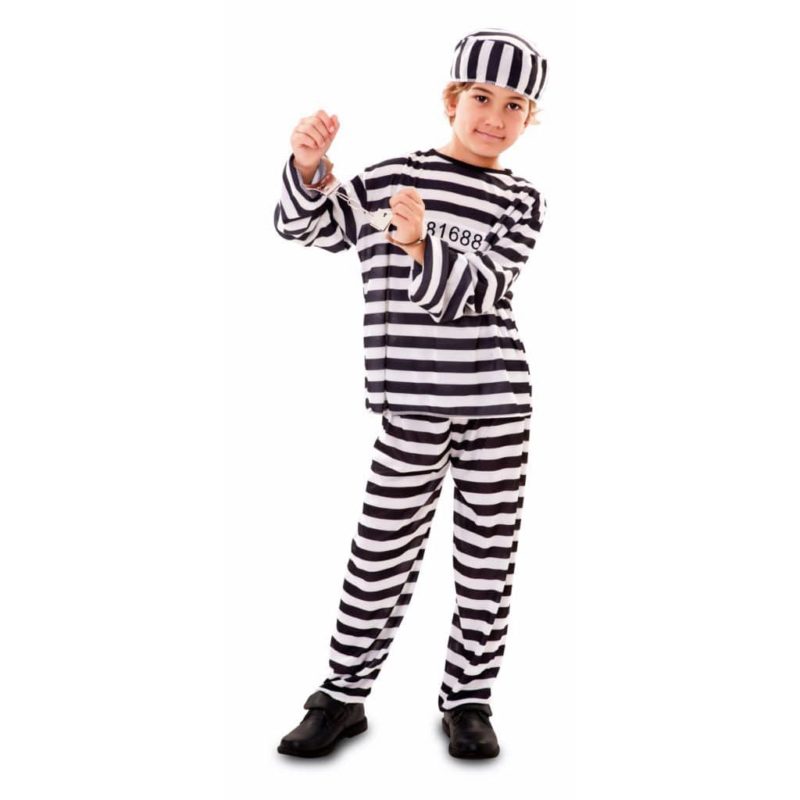 Costume Carcerato Prigioniero. Bambino