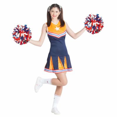 Costume da Cheerleader Azzurro