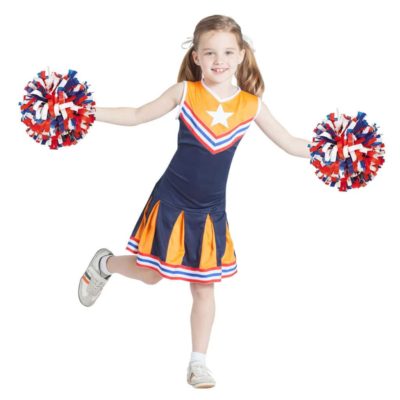 Costume da Cheerleader Azzurro