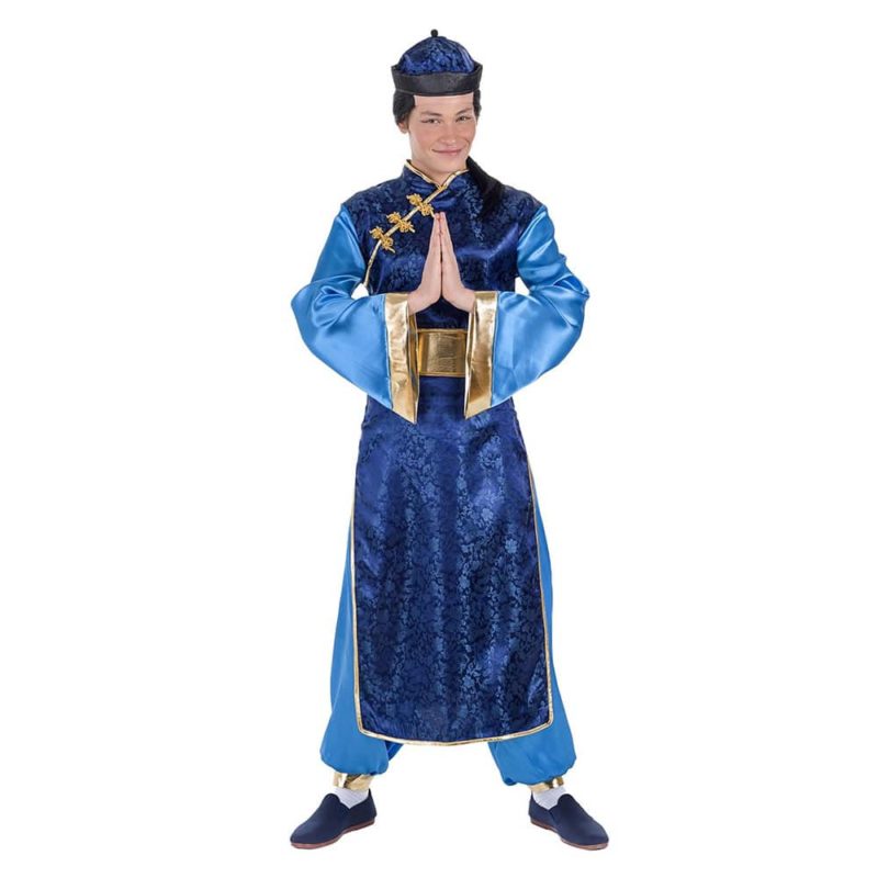 Costume da Cinese Blu Adulto