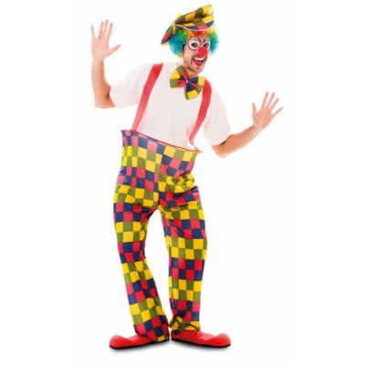 Costume Clown-Pagliaccio. Adulto Unica
