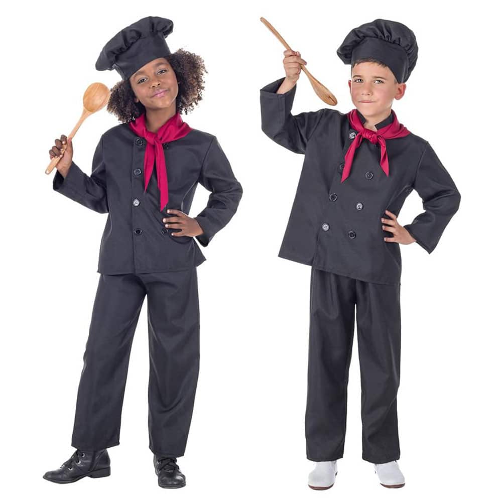 Giacca da cuoco per bambini pantaloni scozzesi cuoco uniforme servizio di  ristorazione Halloween carnevale costumi Cosplay per bambini ragazze