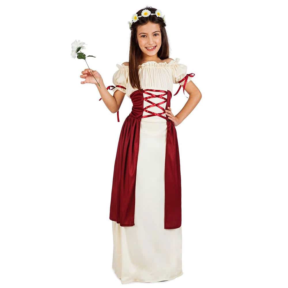 ᐈ Vendita Costume da Dama Medievale Bambina
