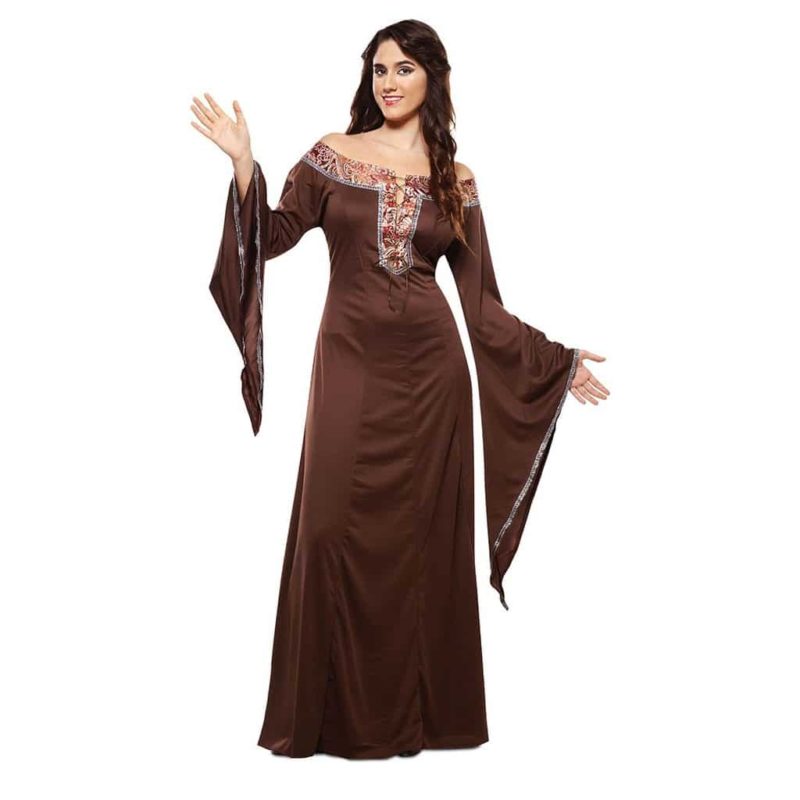 Costume da Dama Medievale Marrone