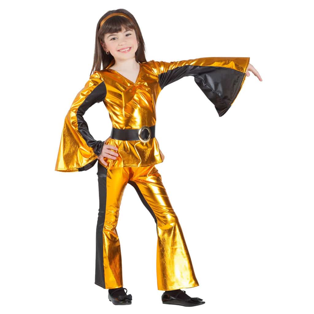 ᐈ Vendita Costume da Discoteca Oro Bambina