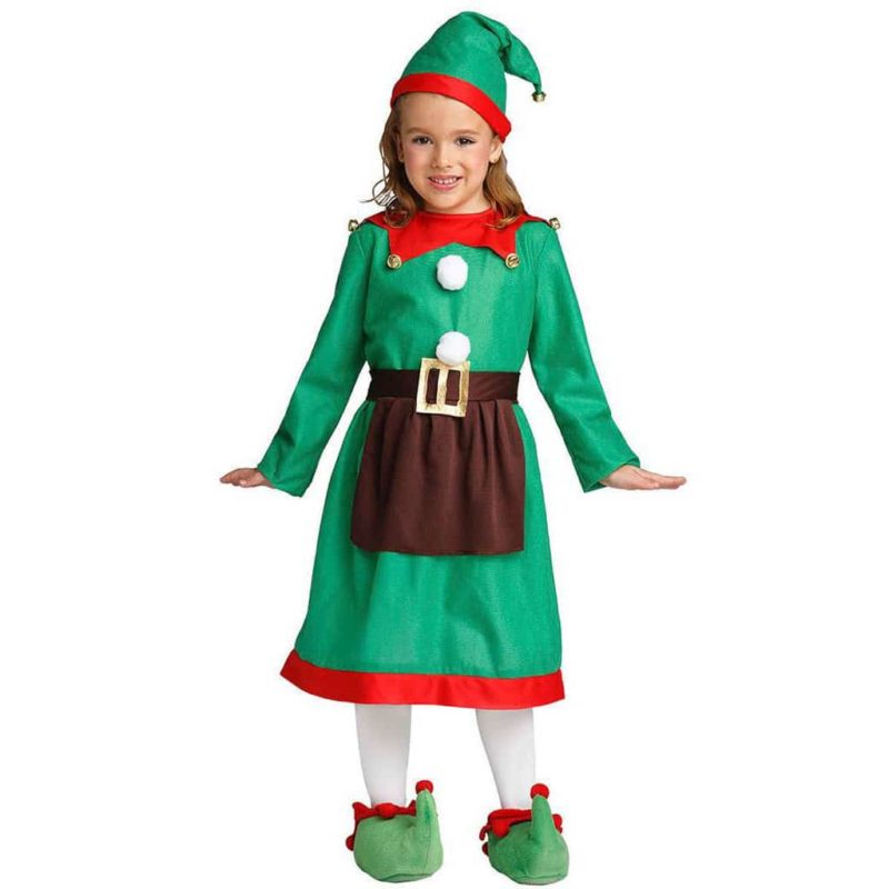 Costume Elfo Natale Bambina