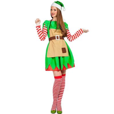 Costume Elfo Natale Donna