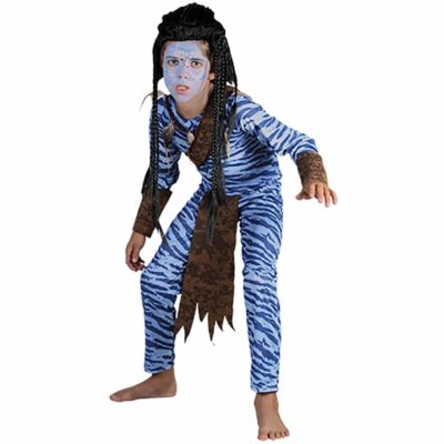 Costume Guerriero-Avatar Bambino