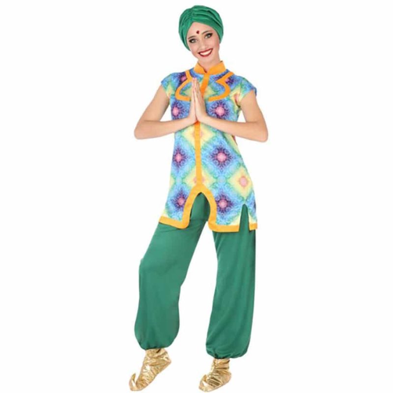 Costume Hindu Verde Donna