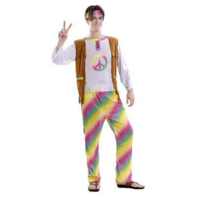 Costume da hippie Arcobaleno Adulto