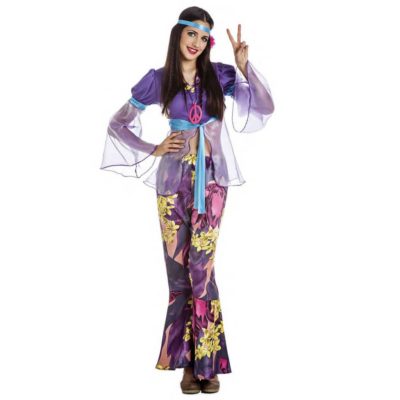 Costume Hippie Donna Viola