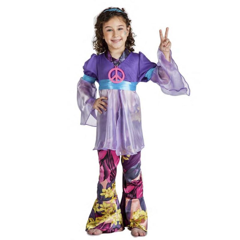 Costume Hippie Fiore Bambina