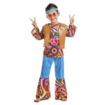 Costume Hippie Marrone Bambino