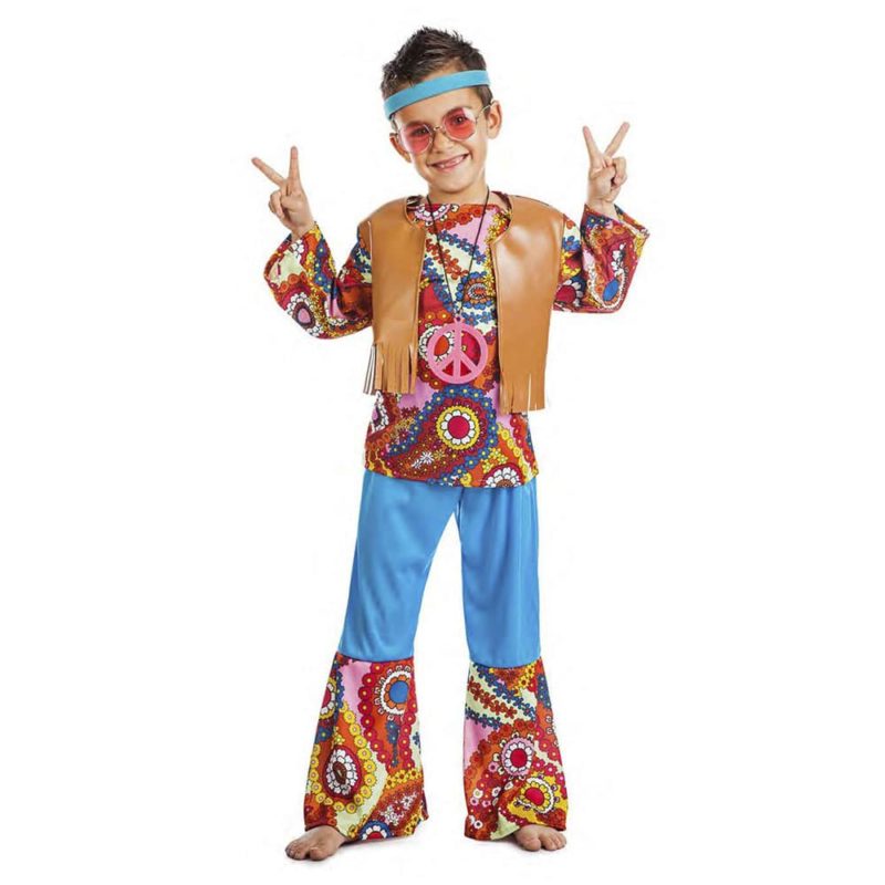 Costume Hippie Marrone Bambino