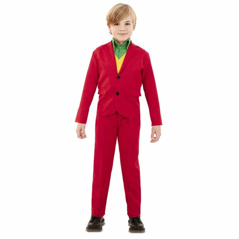 Costume Joker Rosso Bambino
