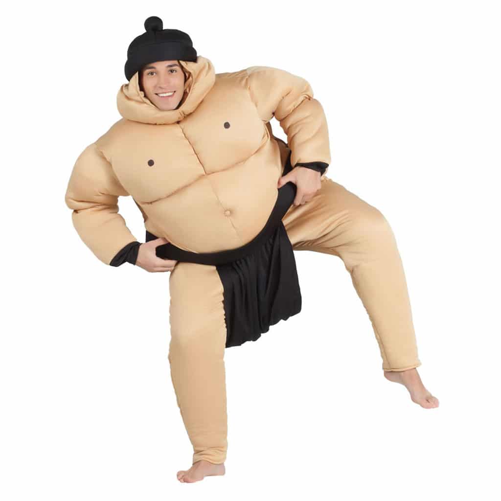Vestito lottatore di sumo carnevale uomo costume adulto 84348 carnevale guirca 