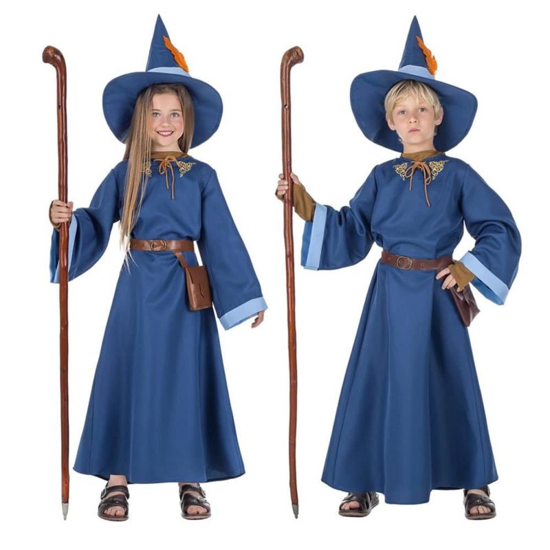 Costume da Mago Azzurro Bambini