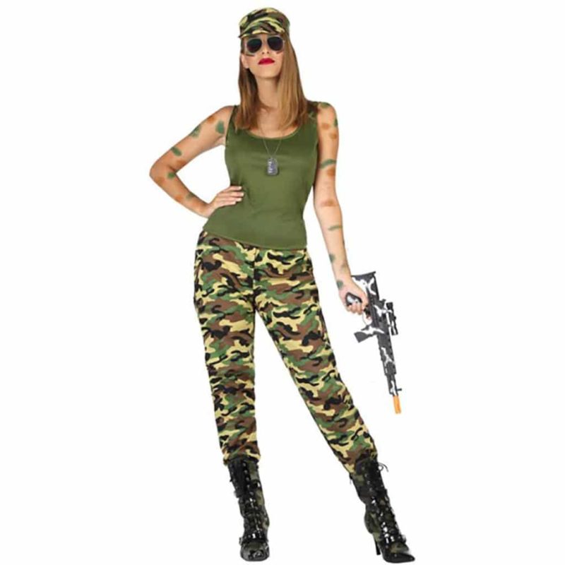Costume Militare Mimetico Donna
