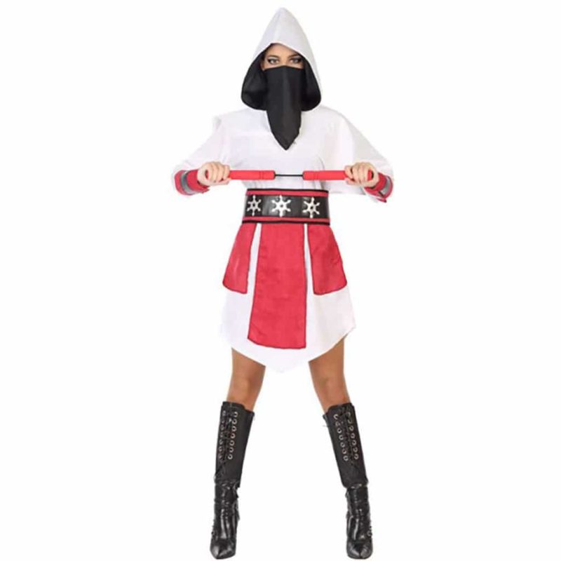 Costume Ninja Bianco Donna