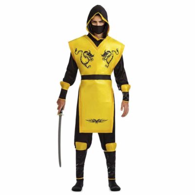 Costume Ninja Giallo M/L