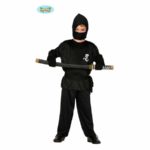 Costume Ninja Nero Bambino