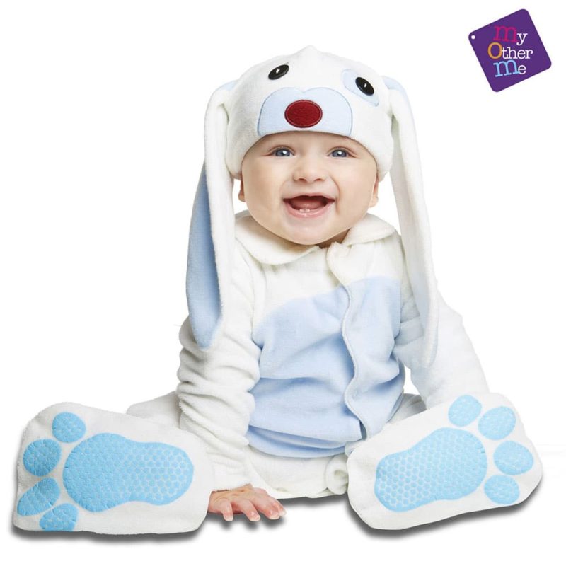 Costume Piccolo Coniglietto Blu Bimbi