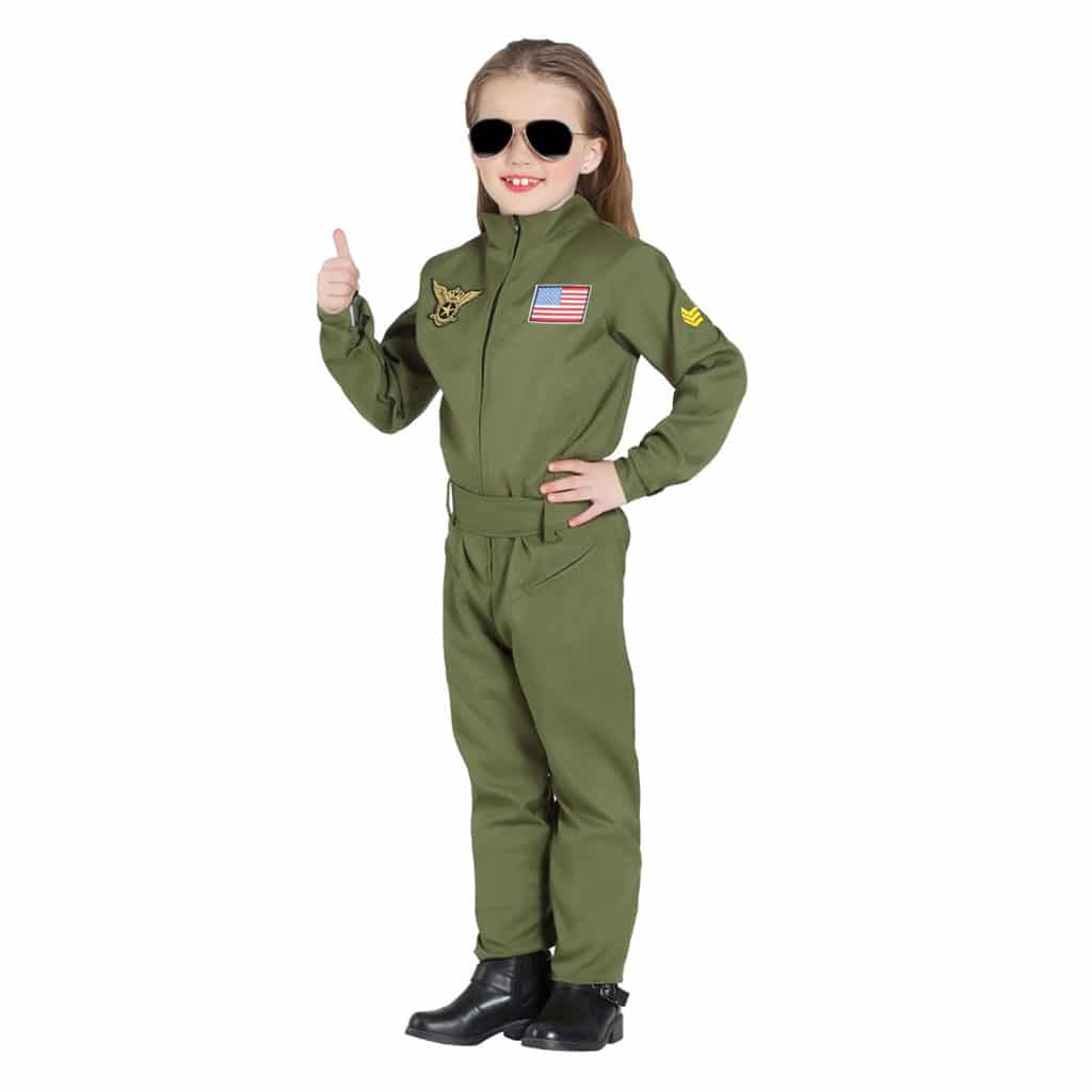 ᐈ Costume da Pilota di Aereo da Combattimento Unisex