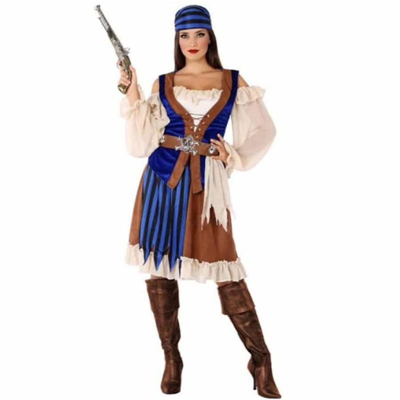 Costume da Pirata Blu Donna