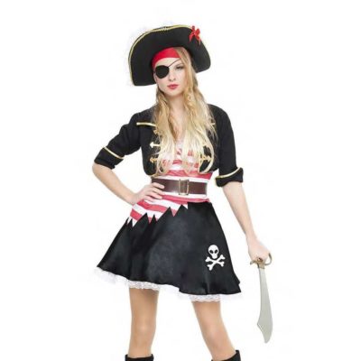 Costume Pirata Corsara Nera