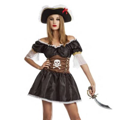 Costume Pirata Sexy Nera
