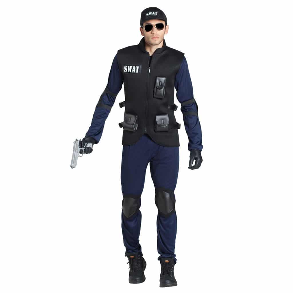 ᐈ Vendita Costume da Poliziotto Swat Adulto