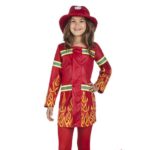 Costume Pompiere Fuoco Bambina