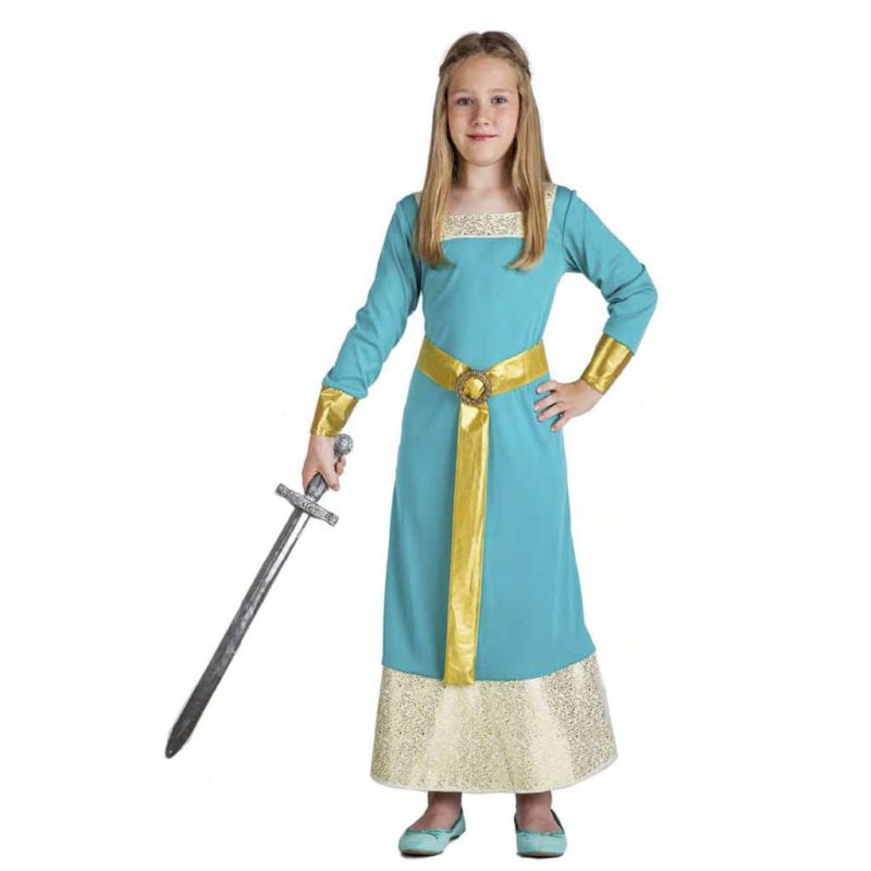 Costume Principessa Medievale Blu