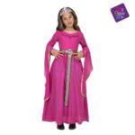 Costume Principessa Medievale Rosa  Bambina