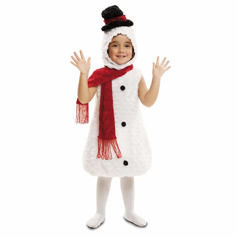 Costume Pupazzo di Neve Peluche Bambini