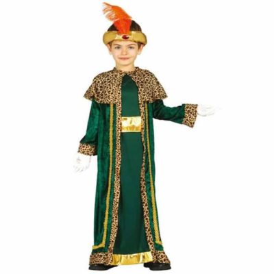 Costume Re Magio Verde Bambino