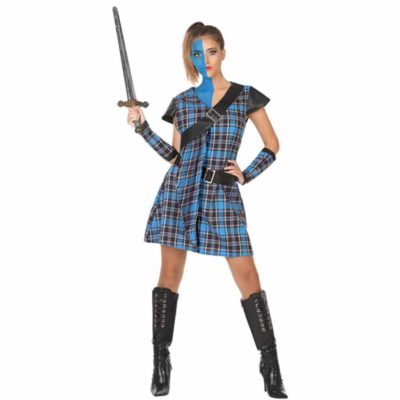 Costume Scozzese Azzurro Donna