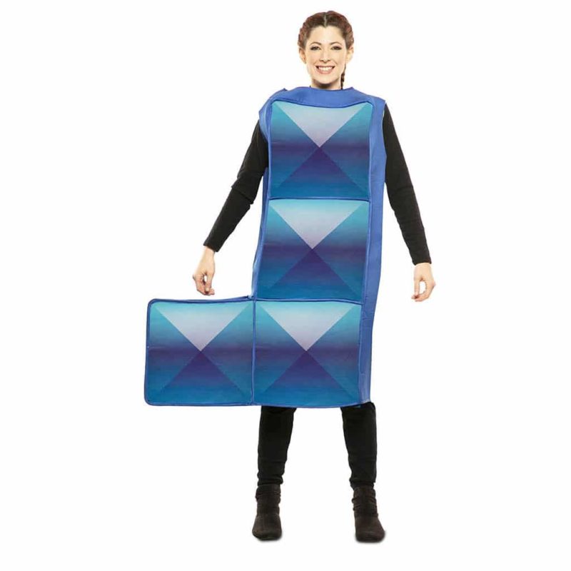 Costume Tetris Adulto Azzurro