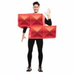 Costume Tetris Adulto Rosso