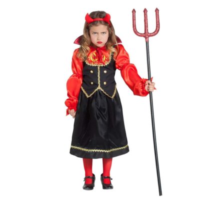 Costume da Vampira Fuoco Bambina