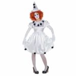 Costume Vestito Pagliaccio Pierrot Donna