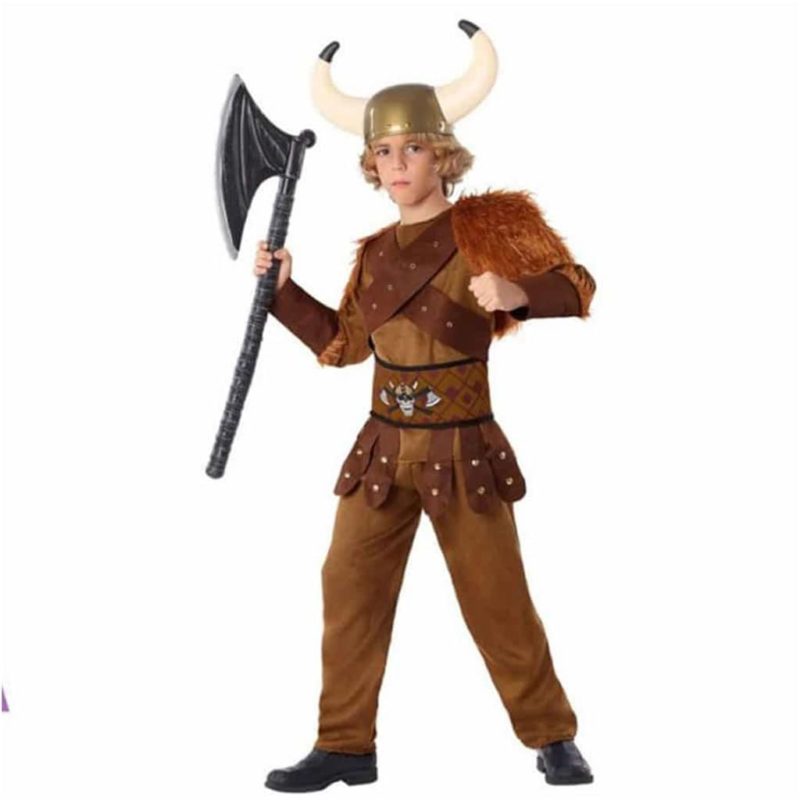 Costume Viking Marrone Bambino