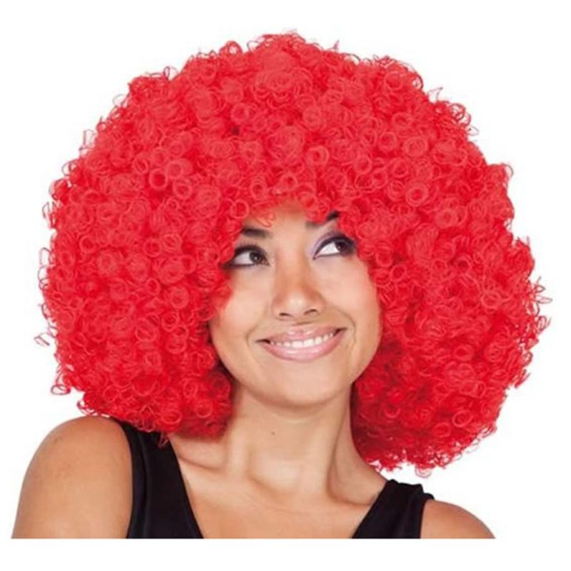 Parrucca Afro Rosso Jumbo