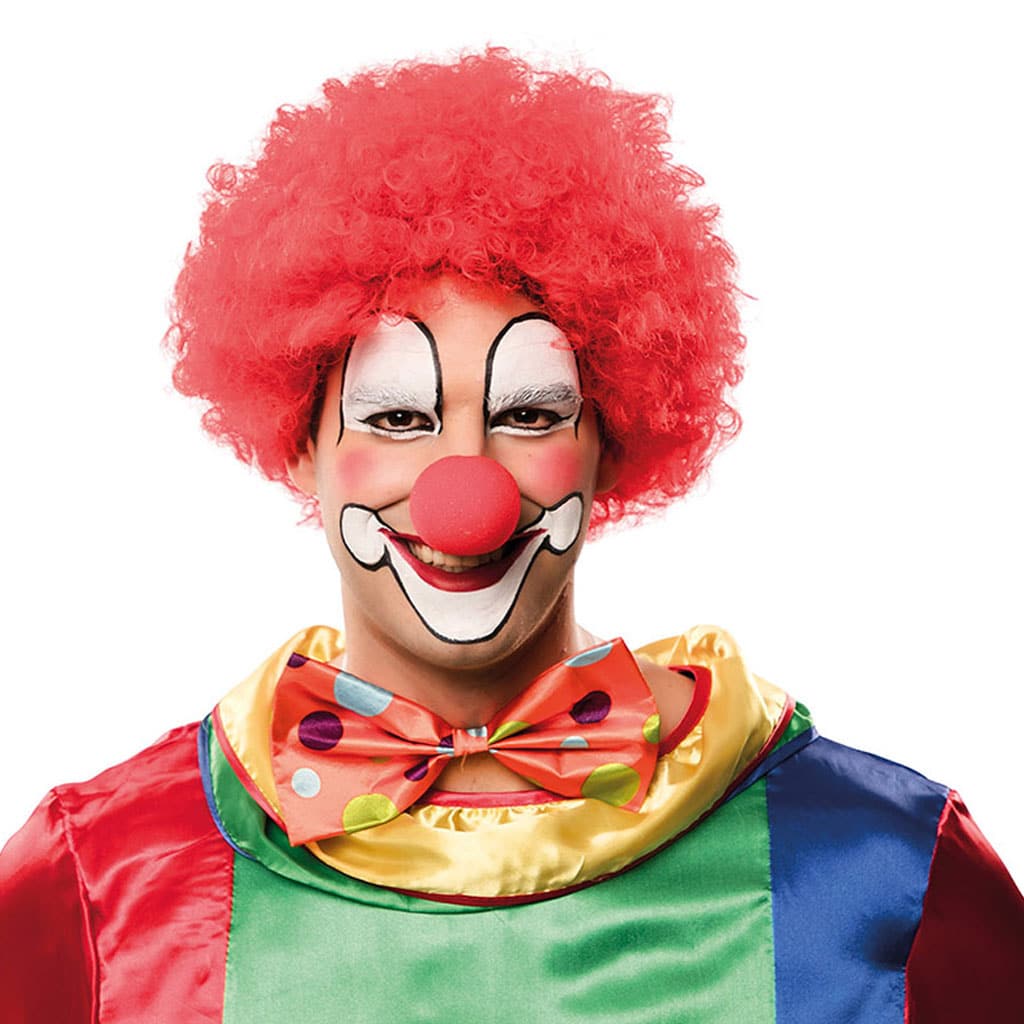 ᐈ Vendita Parrucca Clown Rossa