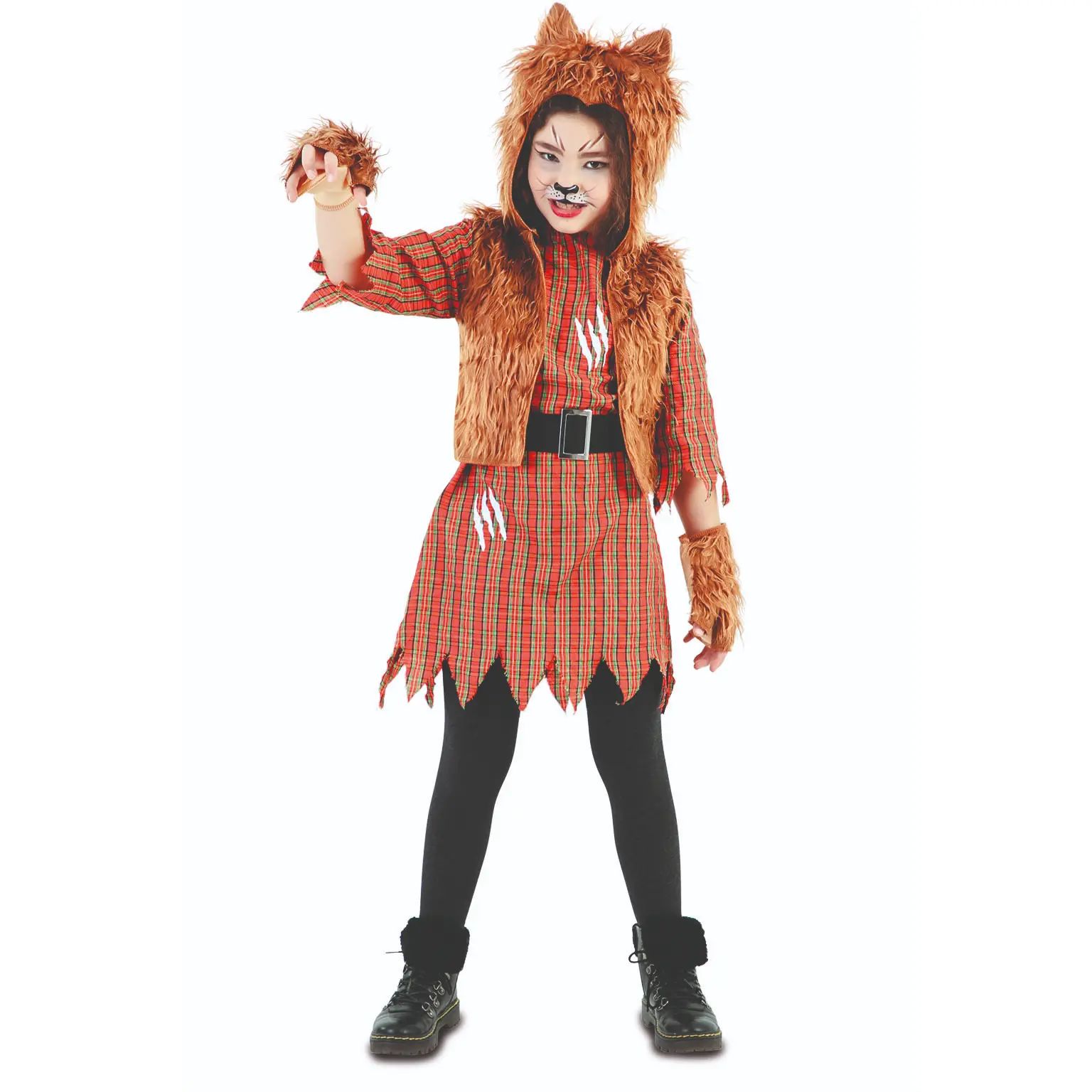 ᐈ Costume Lupo Bambina ⭐ NOVITÀ Halloween 2024 ⭐