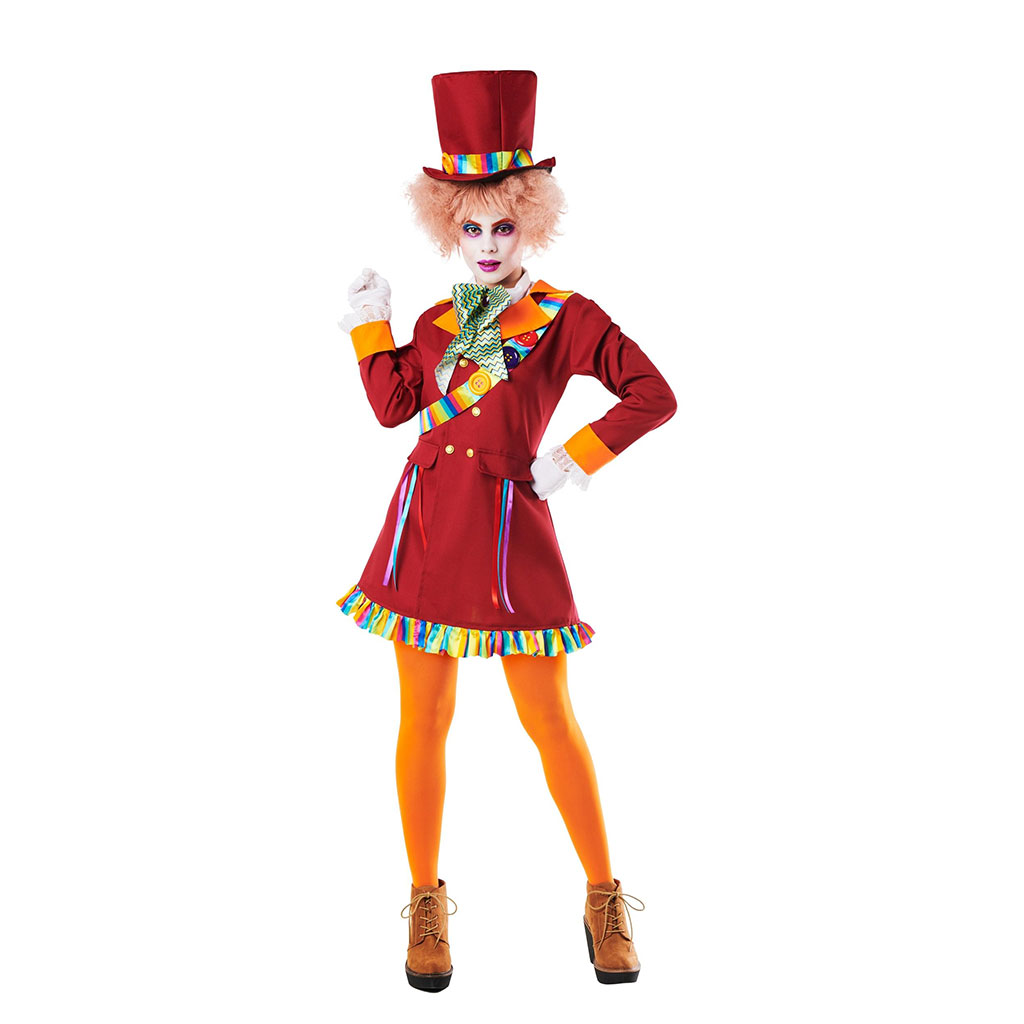 ᐈ Costume La Cappellaia Matta Donna ⭐ NOVITÀ Carnevale 2024